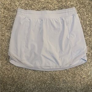 Lululemon Athletica Hotty Hot Pastel Blue Skort (long)